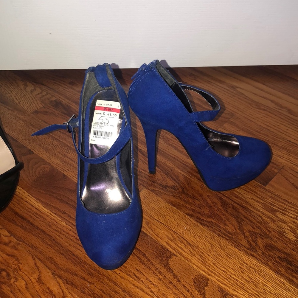 Blue heels